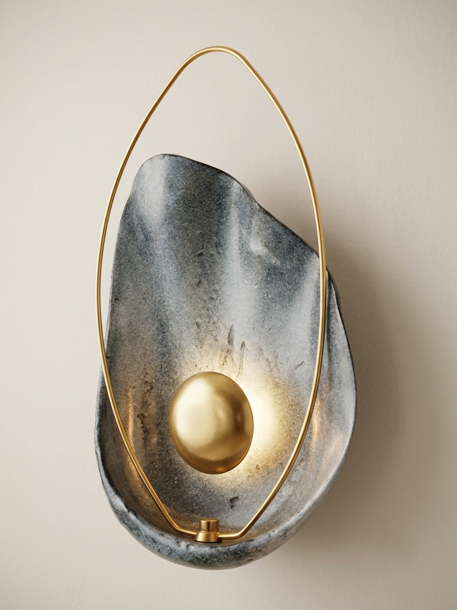 "Pearl of the Shell" or "Stone Shell" lamp.