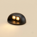 Black in-ground LED marker light, 2-LED