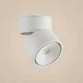 Glossy black deep-bowl recessed downlight trim