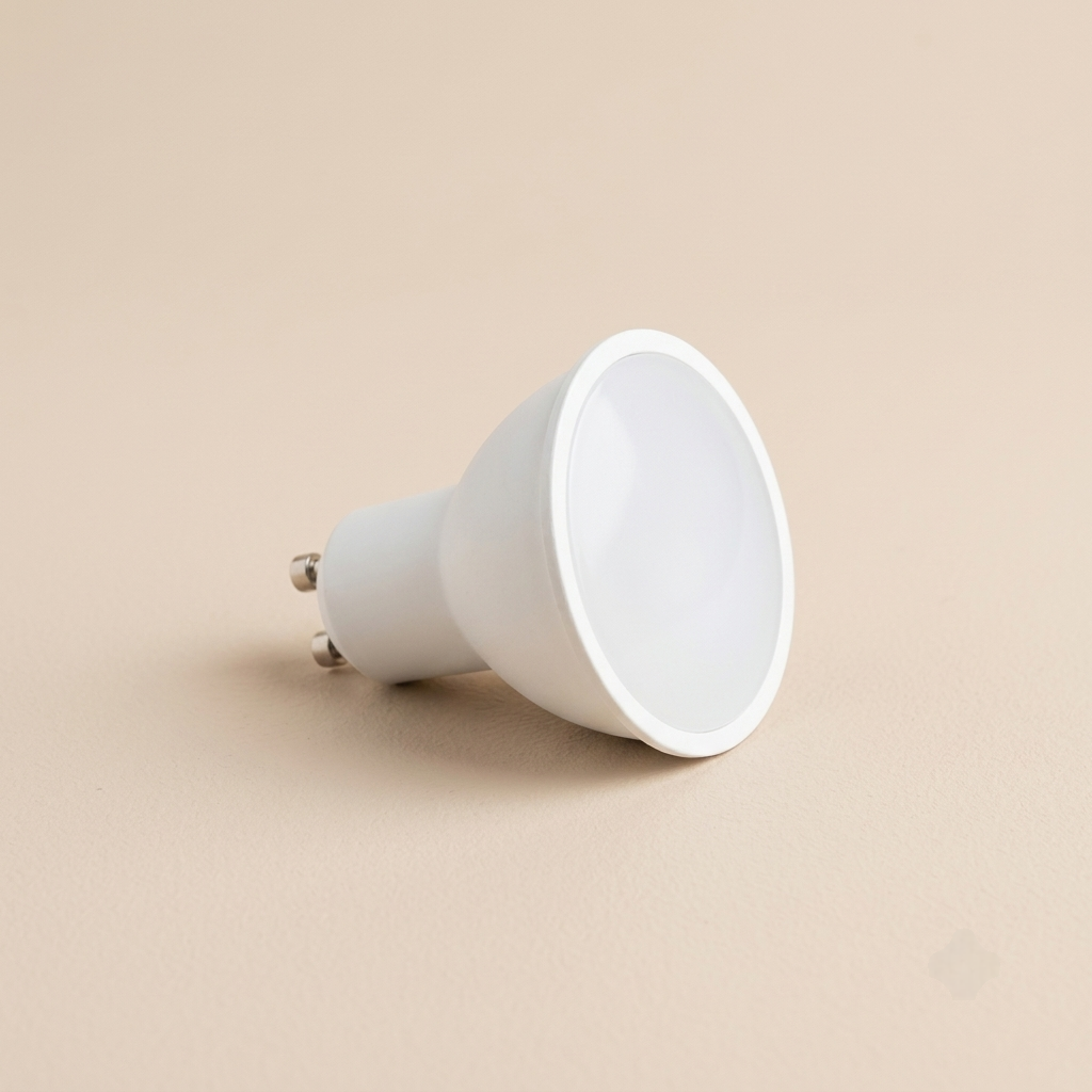 Frosted GU10 LED spotlight bulb