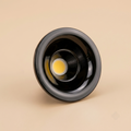 White articulating swivel surface-mounted spotlight